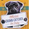 E & S Imports 4.0 Inch Black Pug Chip Clip Everyday Chip Clip , Magnetic Fridge Clip